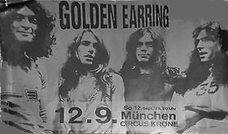 Golden Earring show poster München (Germany) - Circus Krone September 12, 1976